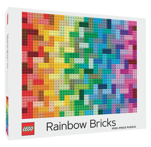 LEGO 5007072 - Rainbow Bricks-puslespil med 1.000 brikker