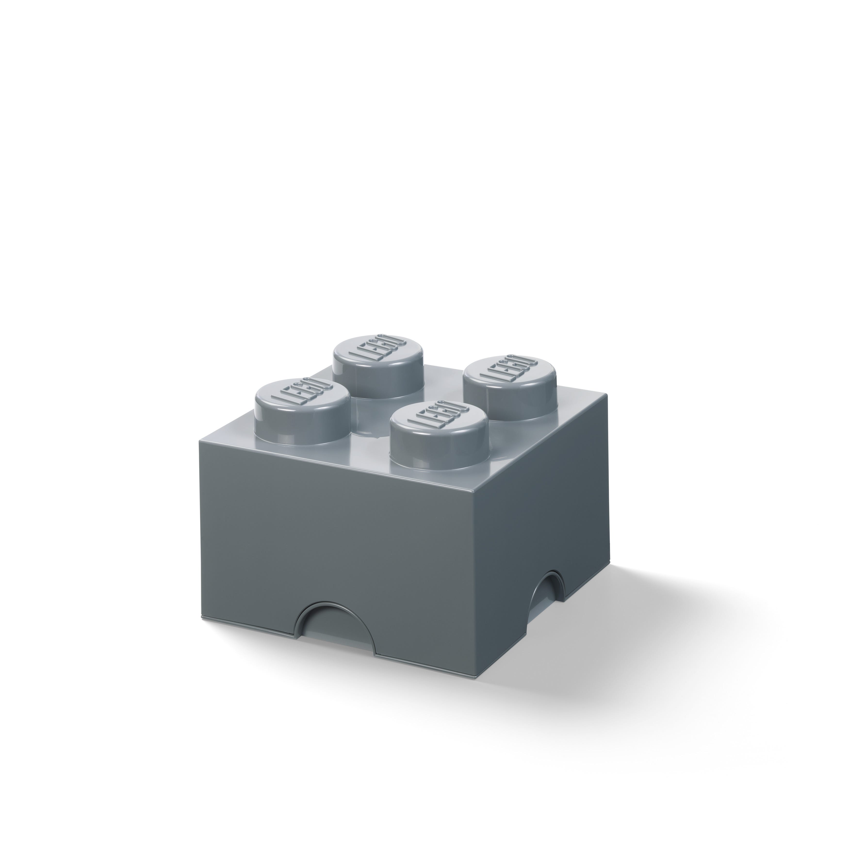 Zdjęcia - Akcesoria do produktów dla dzieci Lego Pojemnik w kształcie ciemnoszarego klocka z 4 wypustkami 
