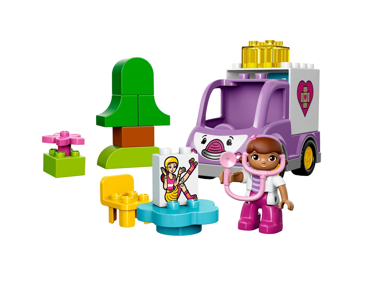 Doc McStuffins Rosie the Ambulance 10605 DUPLO® Buy online at the Official LEGO® Shop IE
