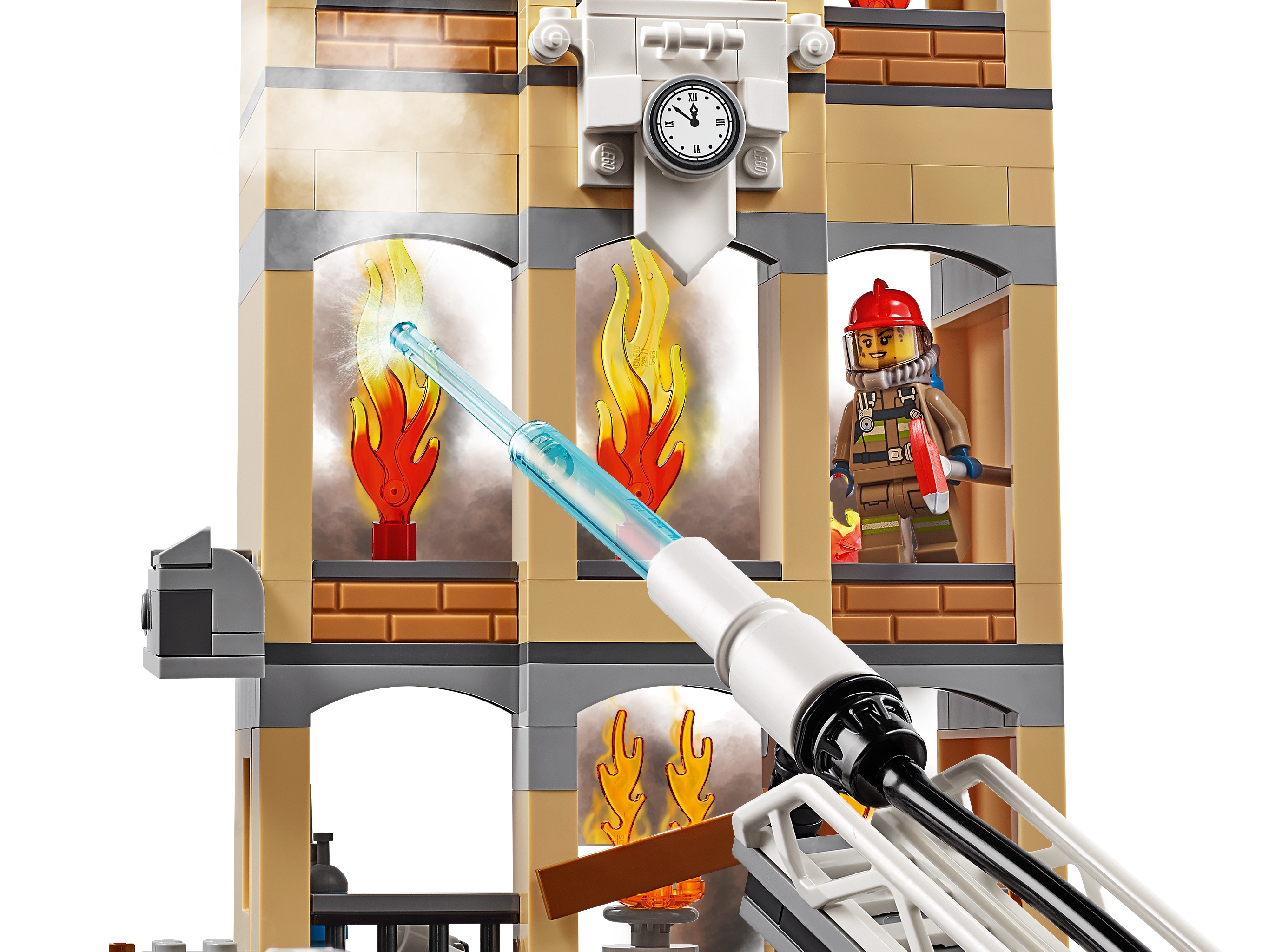 LEGO City Downtown Fire Brigade 60216 Building Kit 943 Pieces 