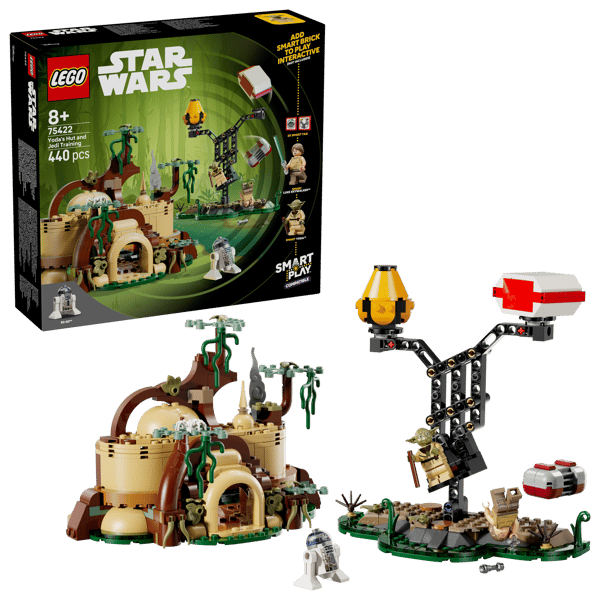 LEGO 75422 SMART Play™ : la hutte de Yoda et l’entraînement Jedi — visuel 2 sur 8