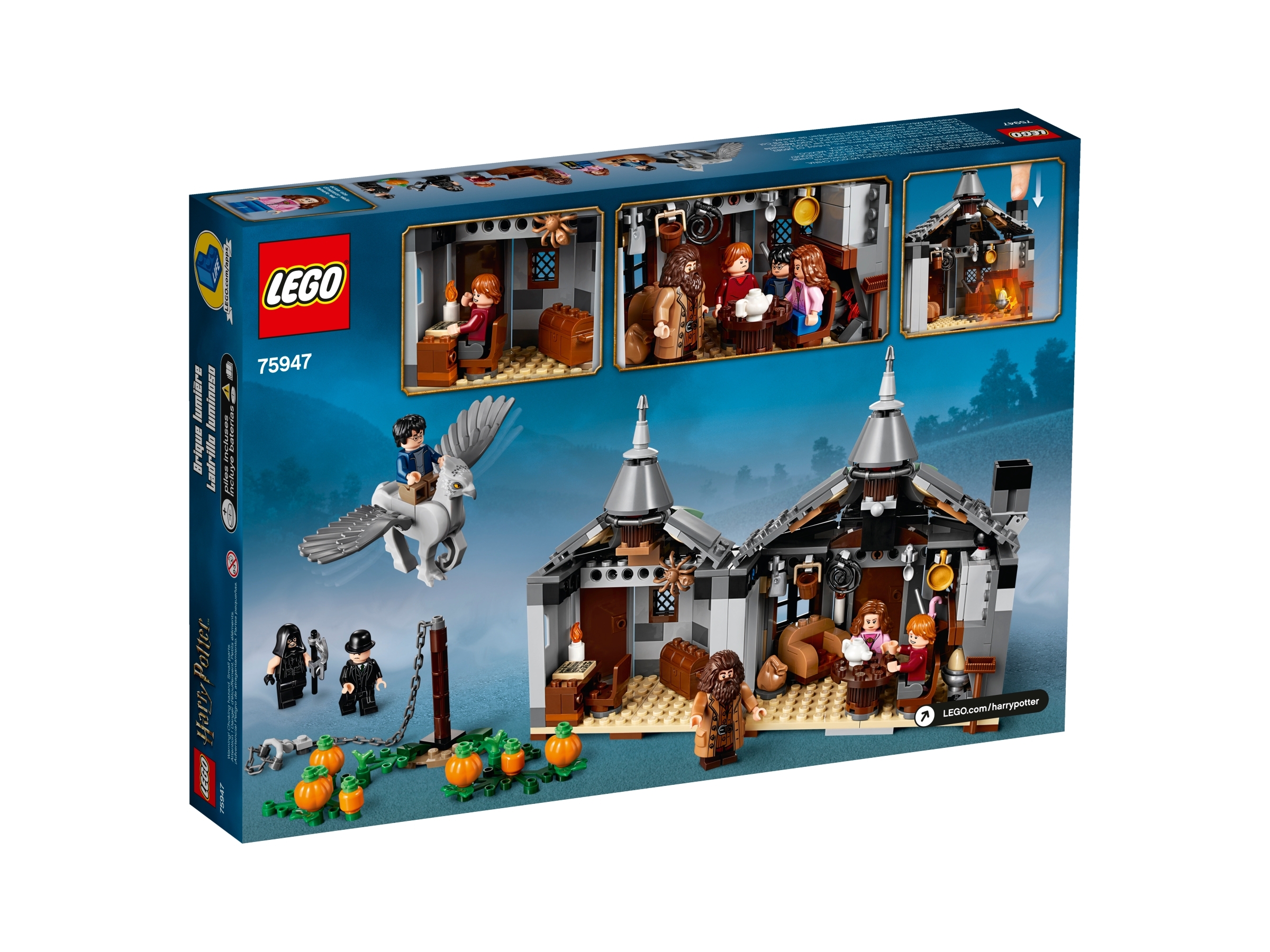 LEGO Harry Potter Hagrids Hut BOIA minifigura 75947 & AXE 