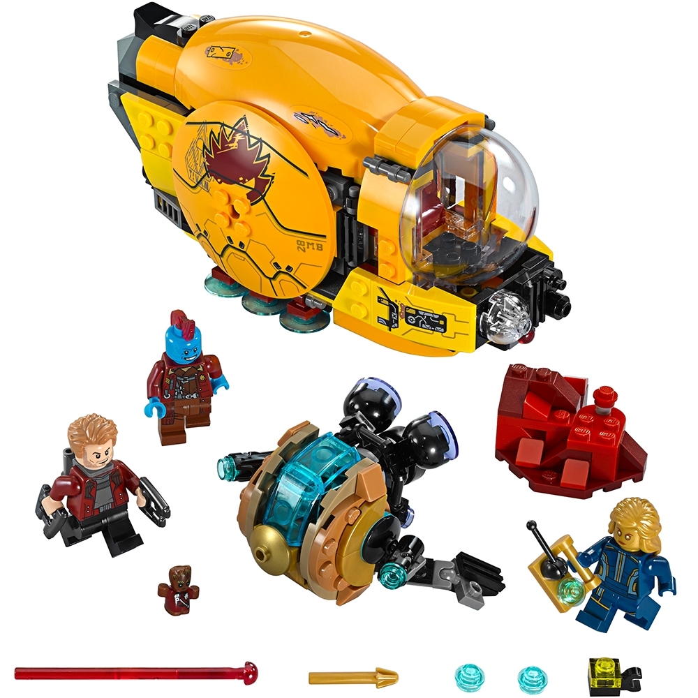 Figurine Gardiens de la Galaxie Lego Minifigure Groot Rocket Star Lord.. 