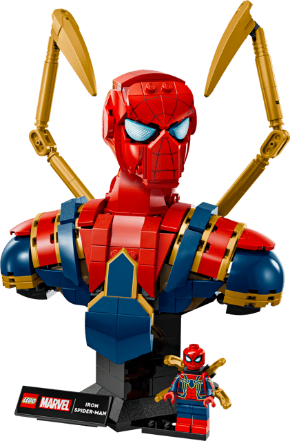 LEGO 76326 Iron Spider-Man buste
