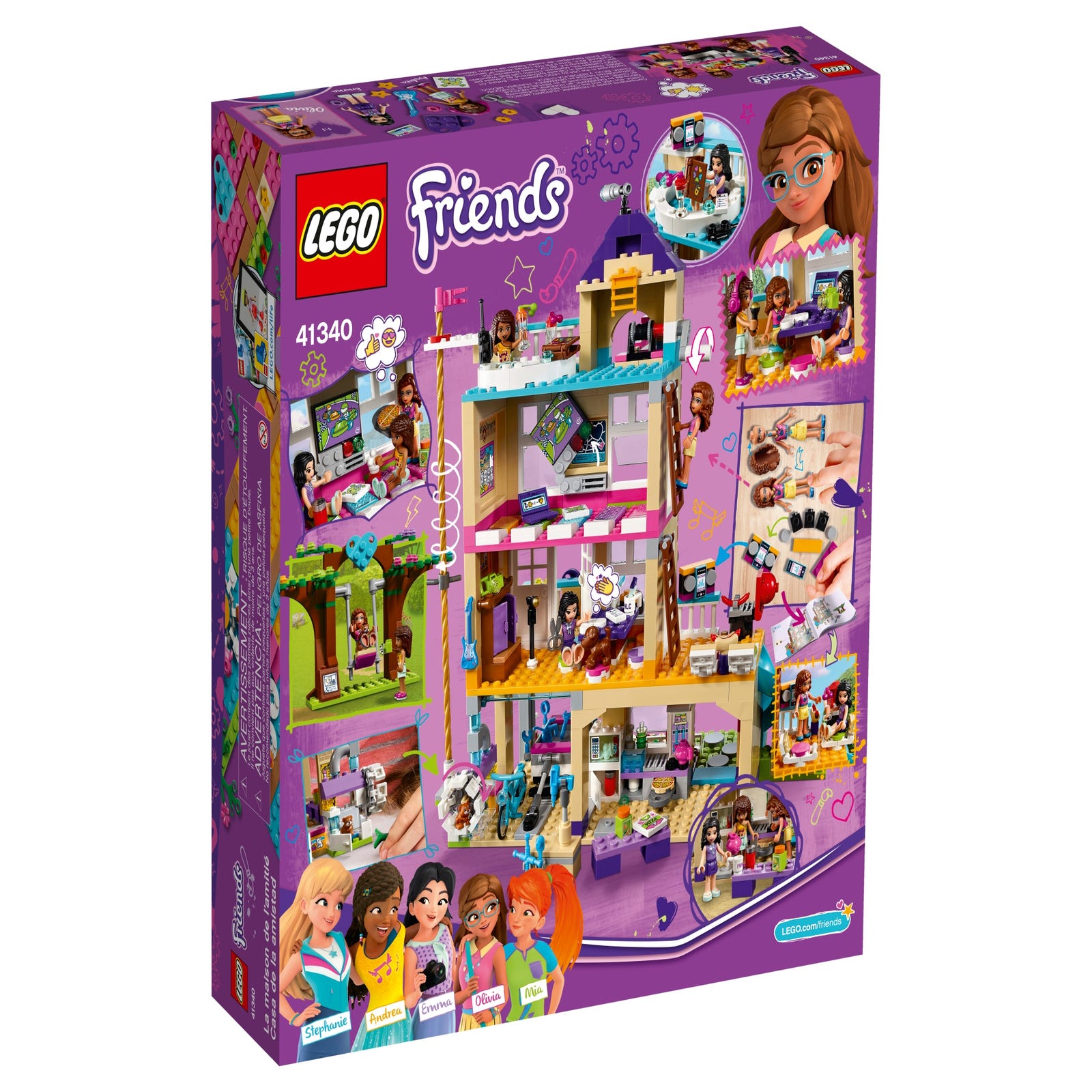 friendship house 41340 friends buy online at the official lego shop sg