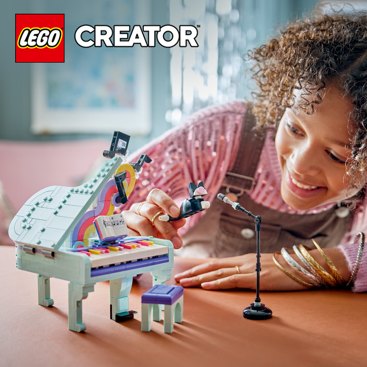 Music Decor Piano with Cat 31392 | Creator 3-in-1 | Buy online at
