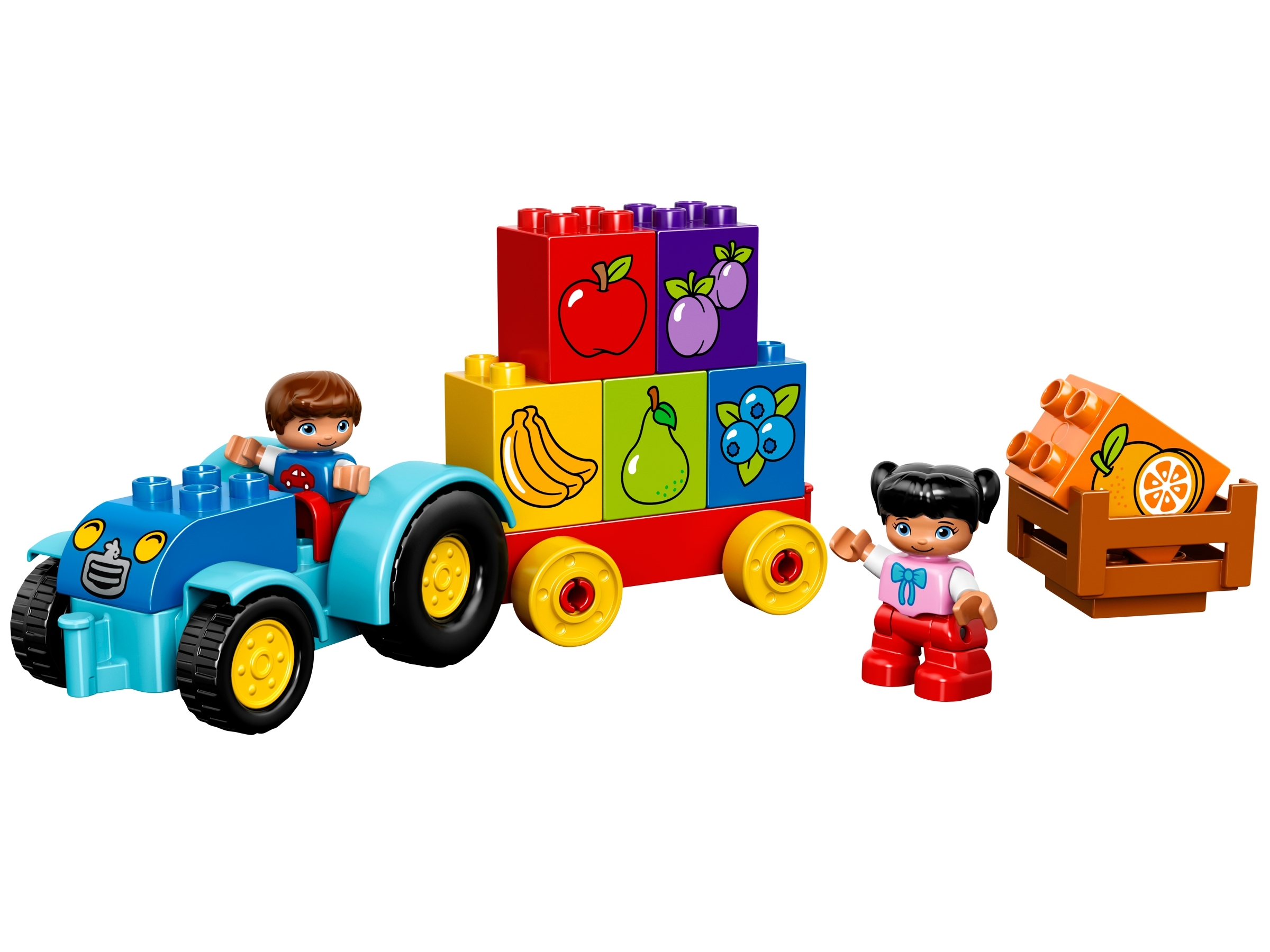 Lego DUPLO Trucks Lorry Truck Tractor Orange