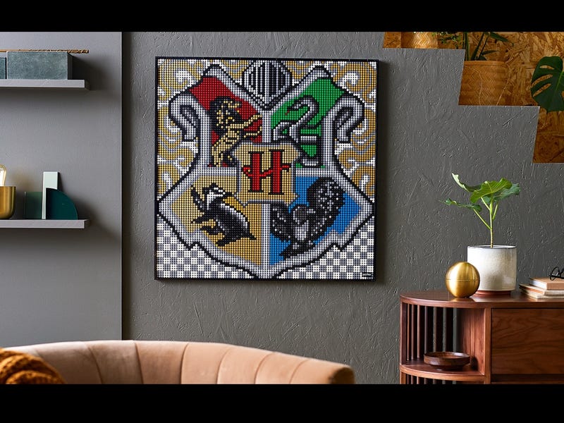 LEGO® Art, Set d'art mural Harry Potter™ Les blasons de Poudlard