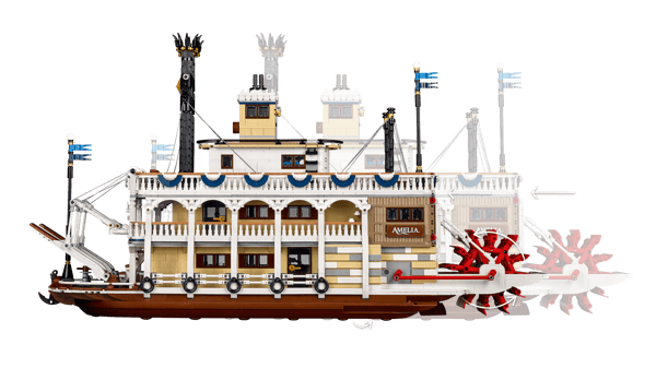 LEGO 21356 Le bateau à vapeur du Mississippi — visuel 7 sur 8