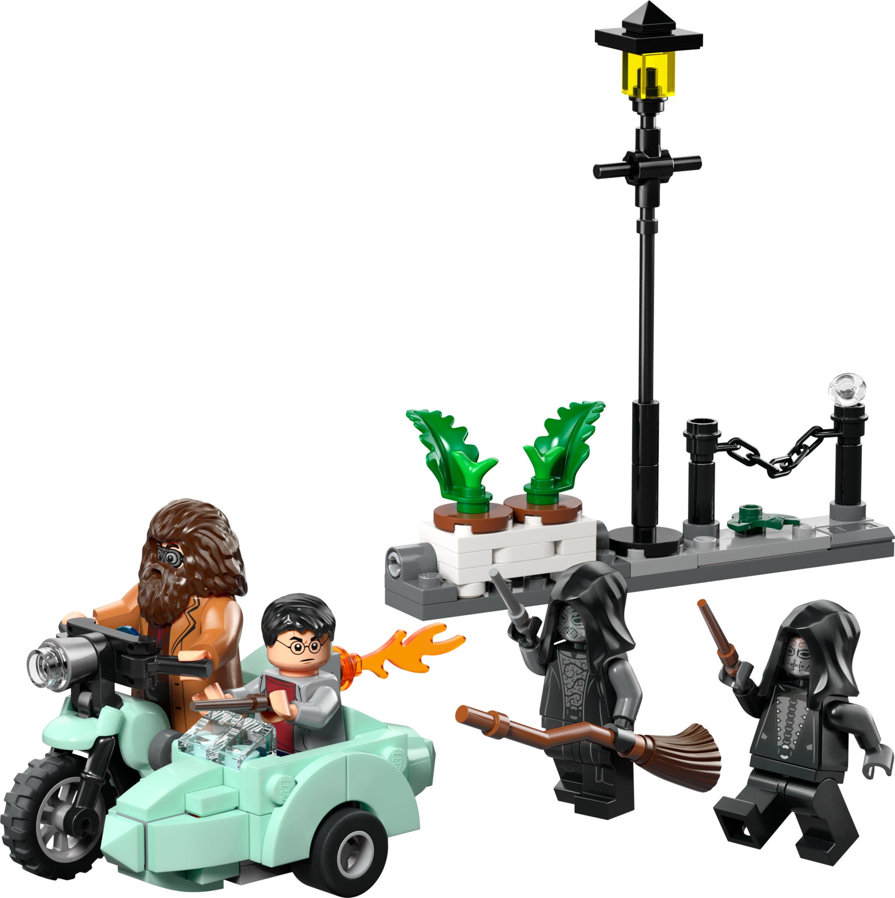 LEGO Hagrid en Harry's Ligusterlaan ontsnapping