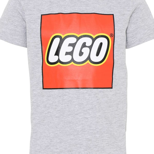 LEGO 5009092 T-shirt à manches courtes avec logo pour enfant – Gris mélangé — visuel 2 sur 8
