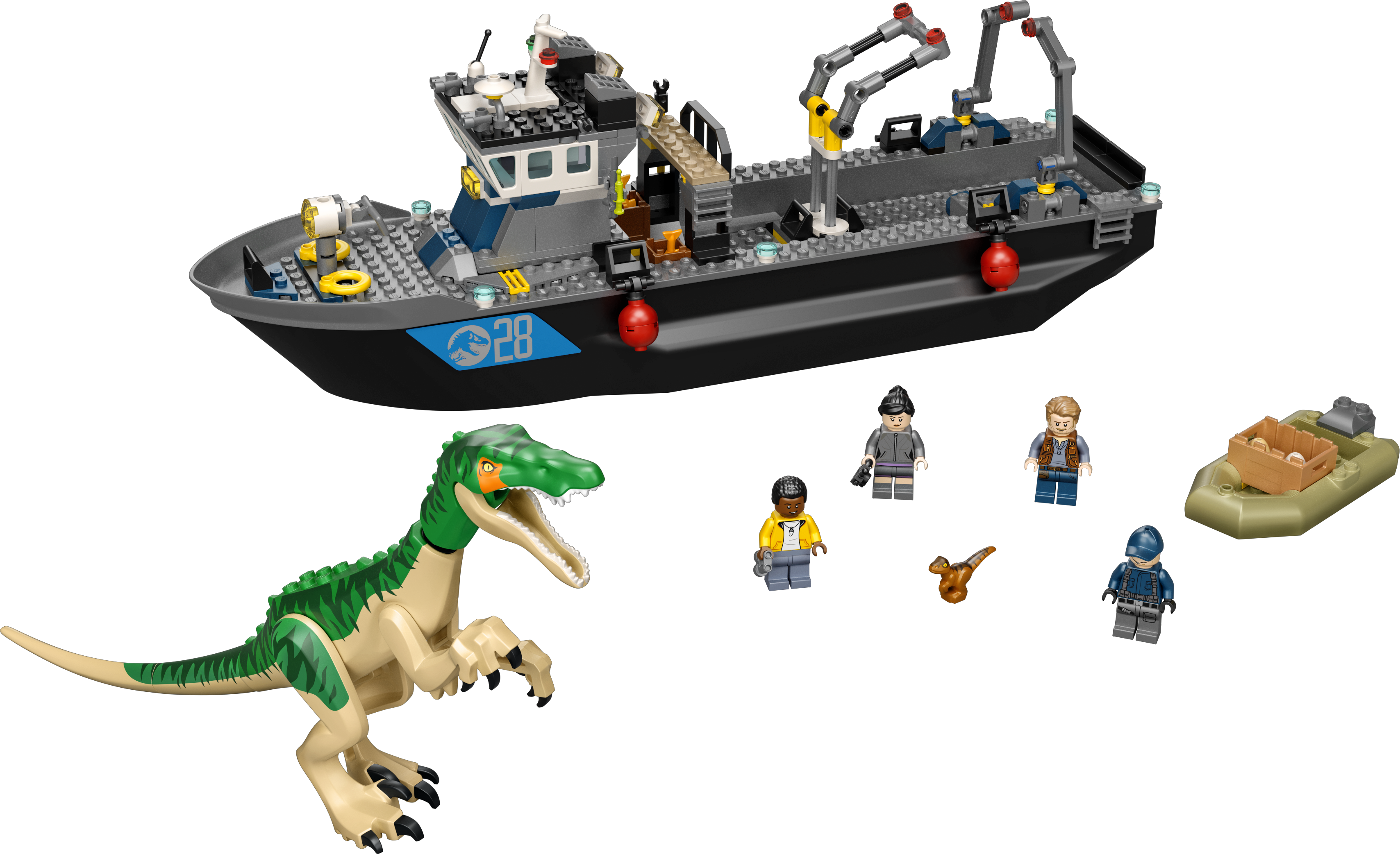 hellig suffix usund Baryonyx Dinosaur Boat Escape 76942 | Jurassic World™ | Buy online at the  Official LEGO® Shop US