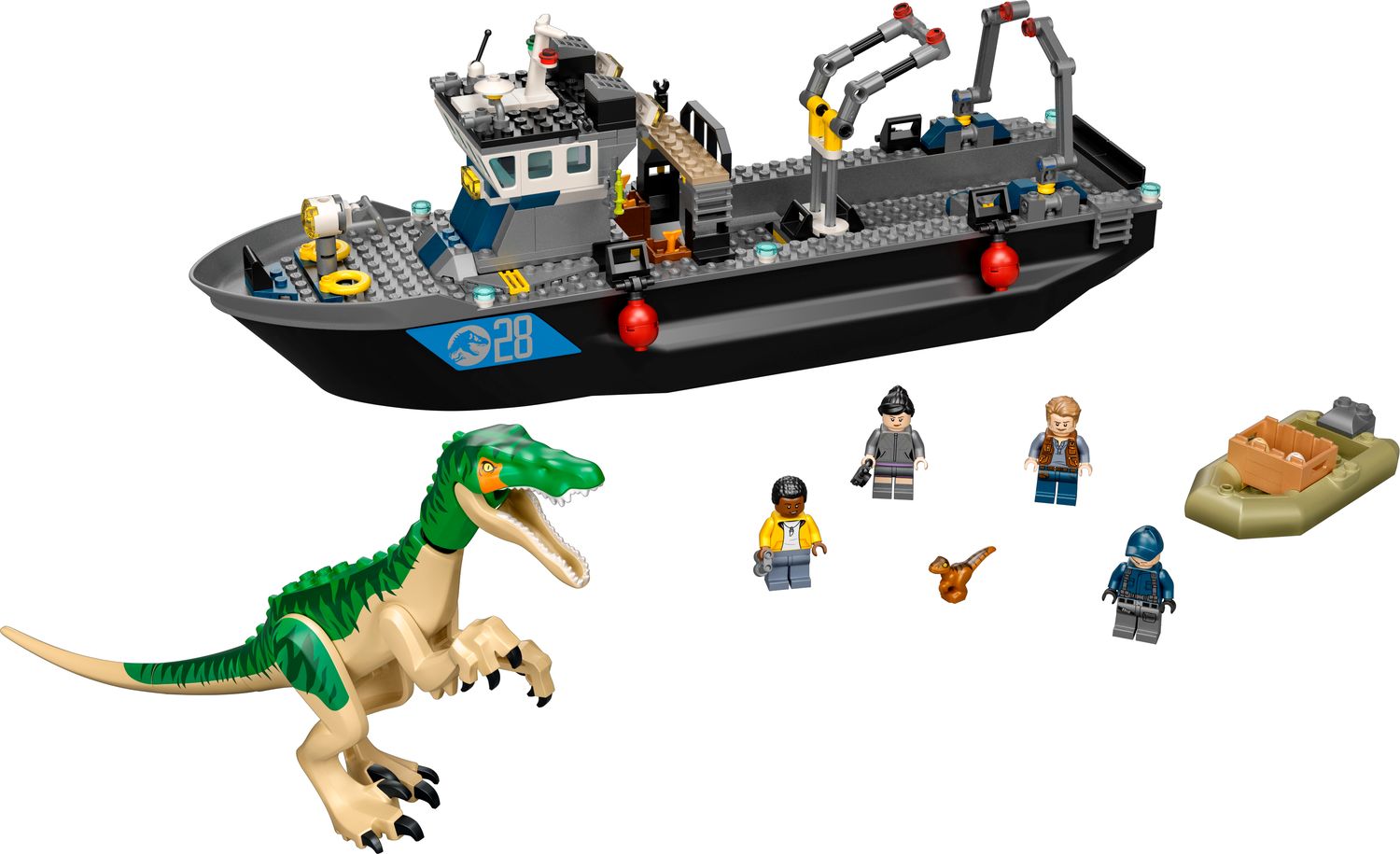 Baryonyx Dinosaur Boat Escape 76942 Jurassic World™ Buy online at the Official LEGO® Shop DE