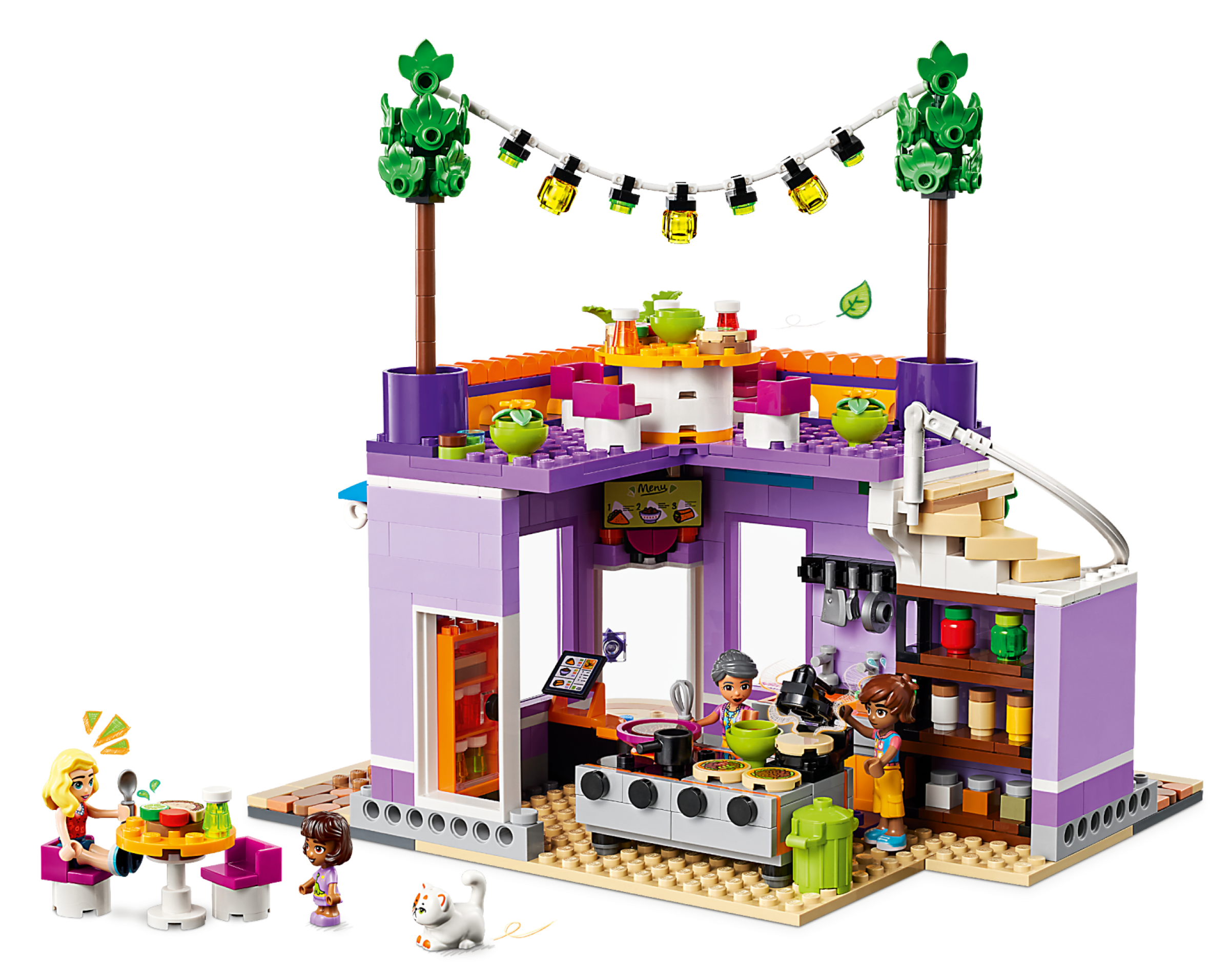 LEGO - Jogo de construção Cozinha Comunitária de Heartlake City com Mini  Bonecas e Gatinho 41747, LEGO FRIENDS