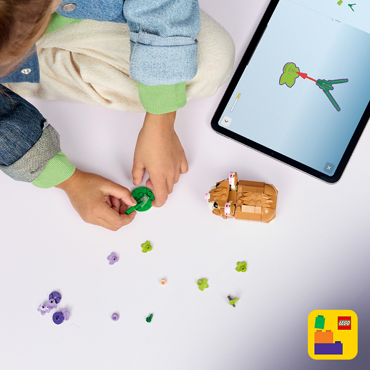 Cute Hamster with a Flower 31376 | Creator 3-in-1 | Buy online at