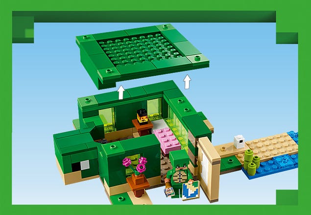 La maison de la plage de la tortue 21254, Minecraft®