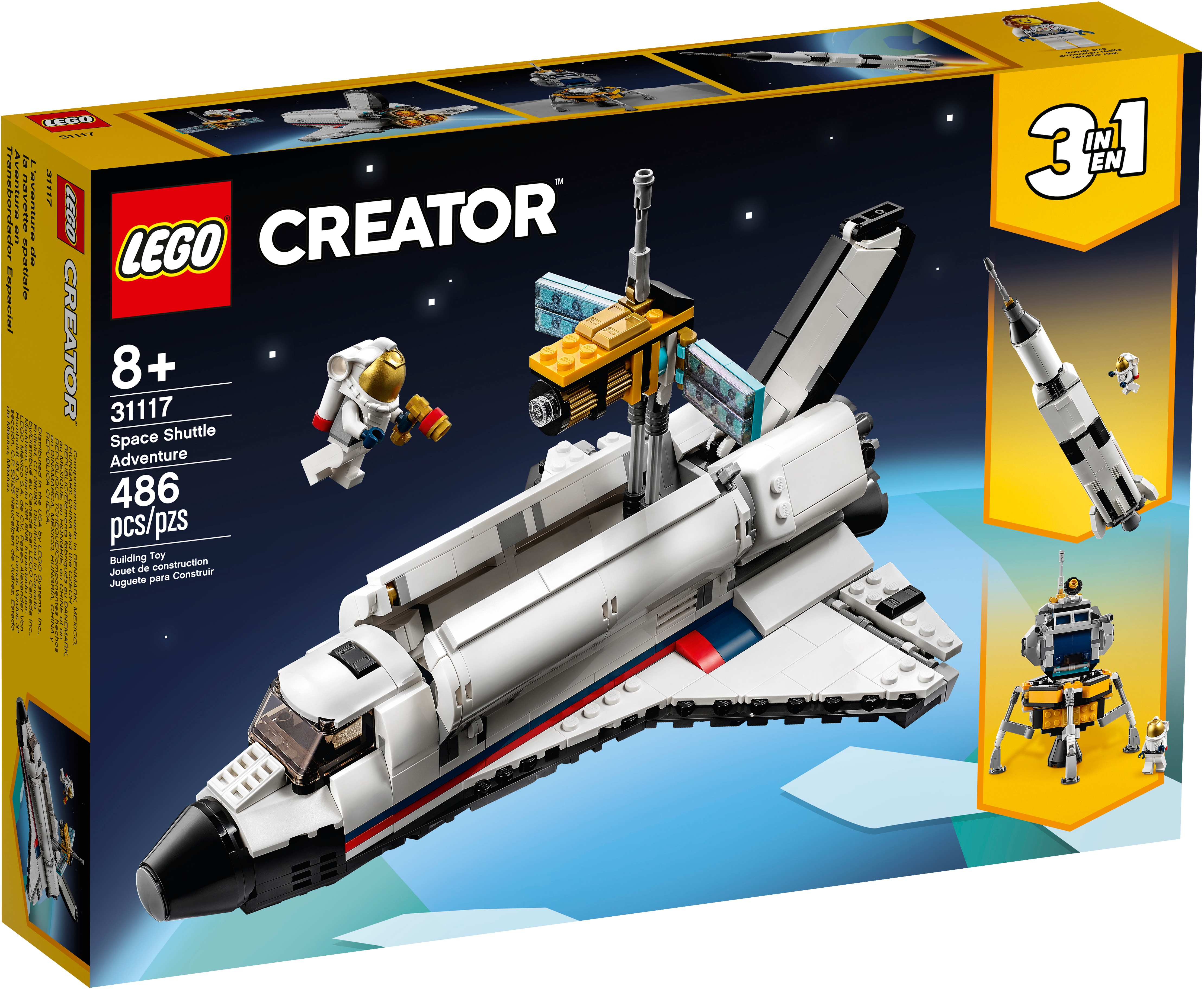 Space Shuttle Adventure 31117 | Creator 3-in-1 | Buy online at the 