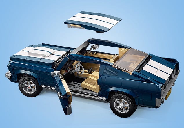 LEGO 10265 Ford Mustang als Cabrio und mit Beleuchung