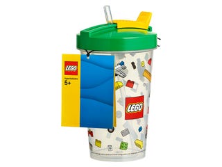 LEGO® Becher mit Strohhalm
