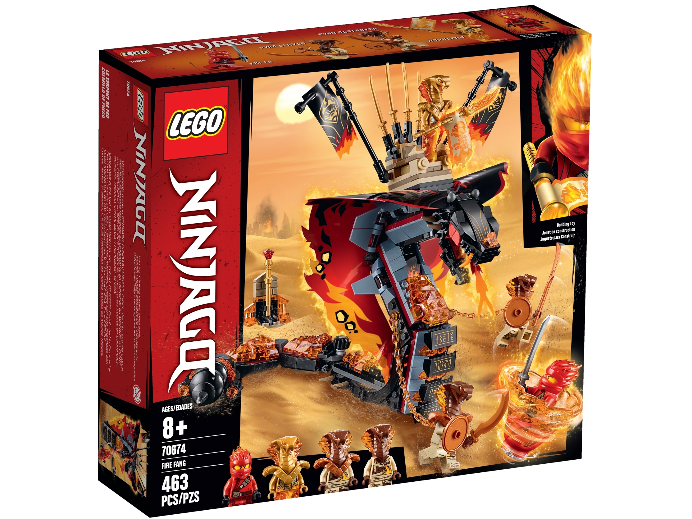 Fire Fang 70674 | NINJAGO® | online at the Official LEGO®