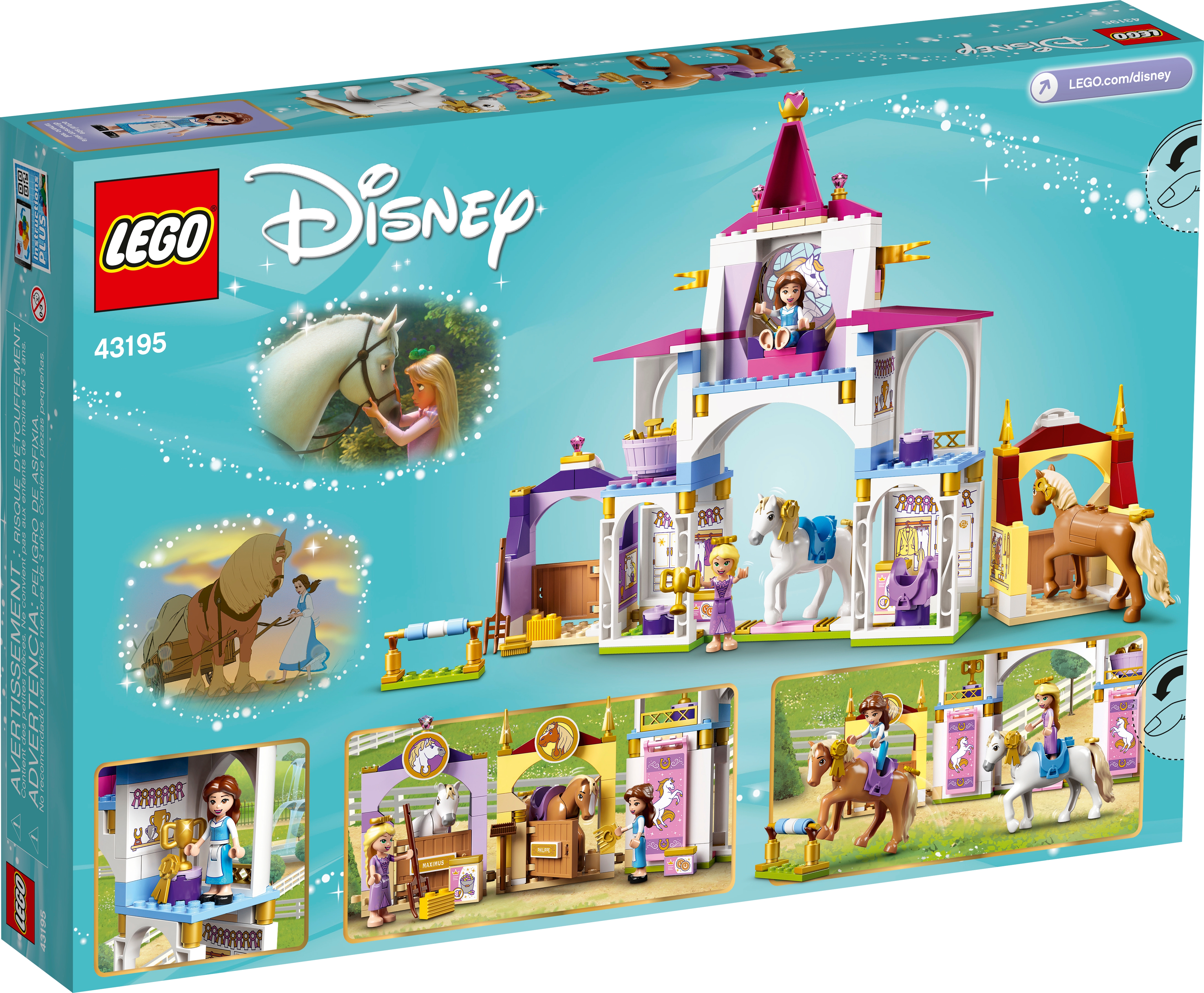 Lego 43195 Disney Princess Belles und Rapunzel königliche Ställe 
