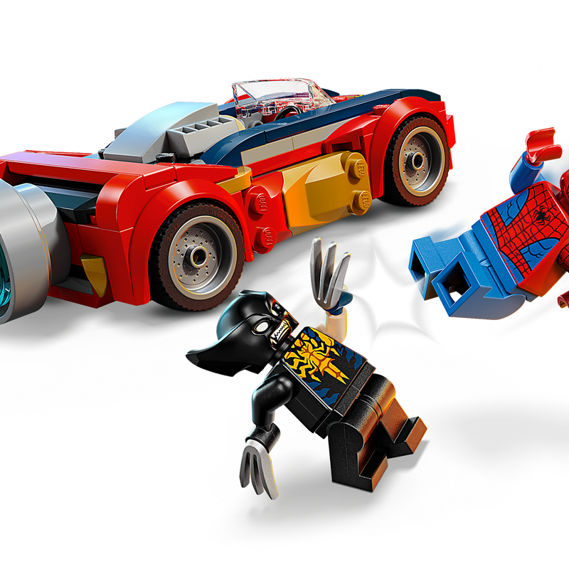 Spider-Man Car vs. Venomized Wolverine