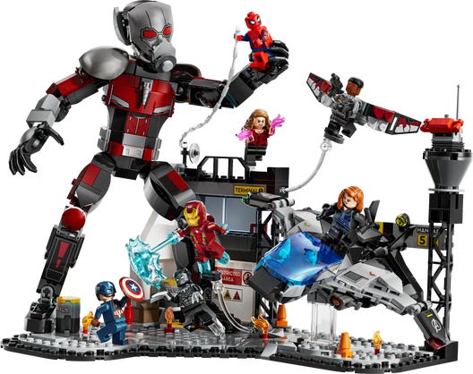 LEGO 76314 - Captain America: Civil War-actionkamp