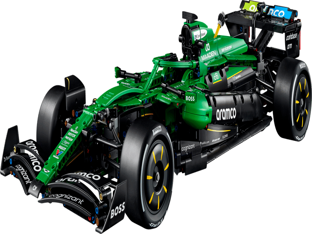 LEGO 42240 Aston Martin Aramco AMR25 F1® Car, official product image