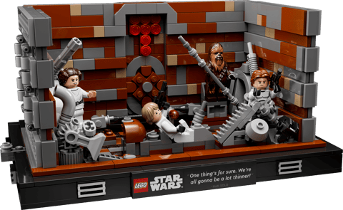 Diorama Compattatore di rifiuti Morte Nera — set LEGO 75339