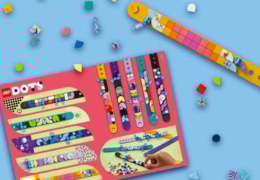 Dots Lego Bracelet Target LEGO DOTS Neon Tiger Bracelet Bag Tag - Main Image