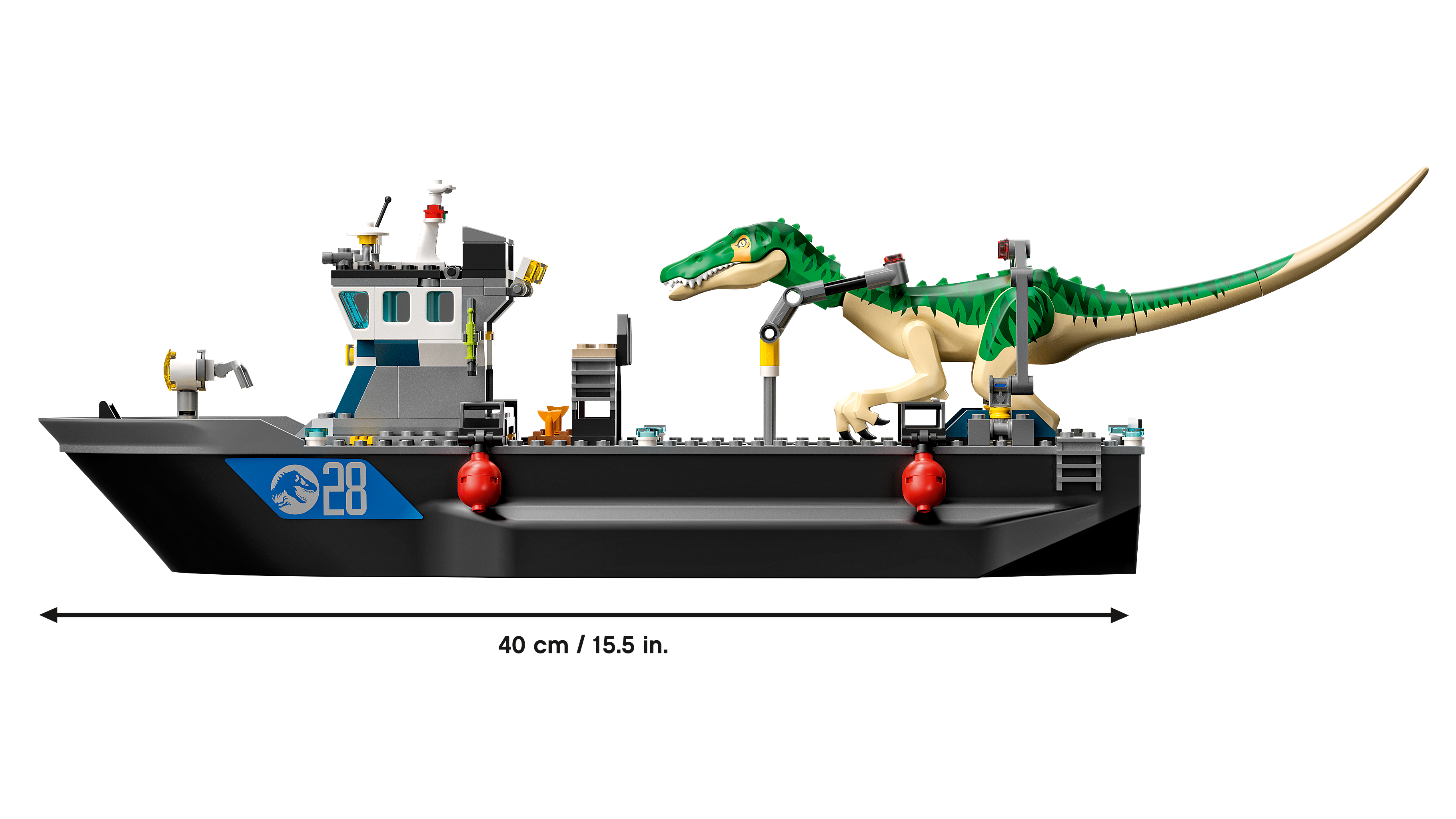 LEGO® Jurassic World Baryonyx Dinosaur Boat Escape – AG LEGO