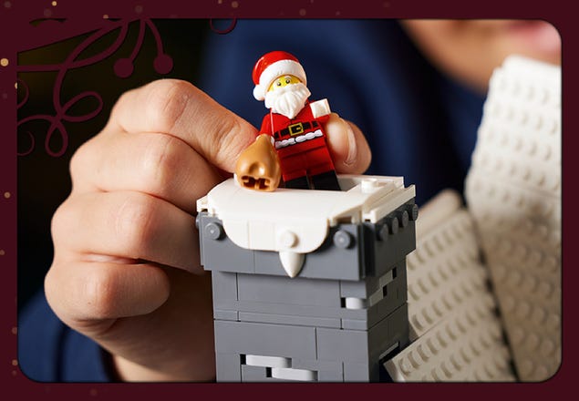 Llavero LEGO Papá Noel con Luz