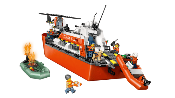 LEGO 60504 Le bateau de sauvetage et l’hélicoptère des garde-côtes — visuel 5 sur 8