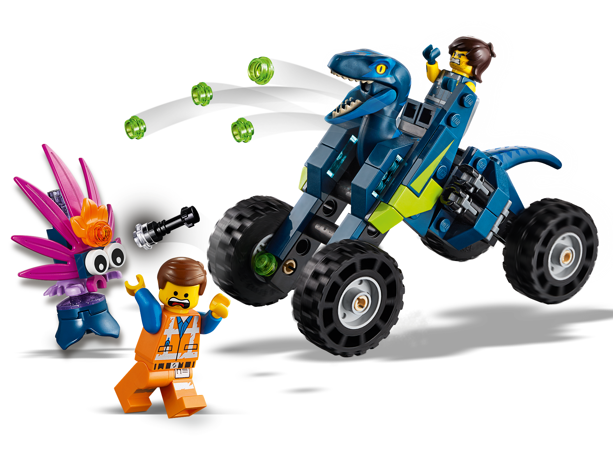 Action Building Kit 70826 Dinosaur Car Toy Set For Boys and Girls 230 Pieces LEGO THE LEGO MOVIE 2 Rex’s Rex-treme Offroader