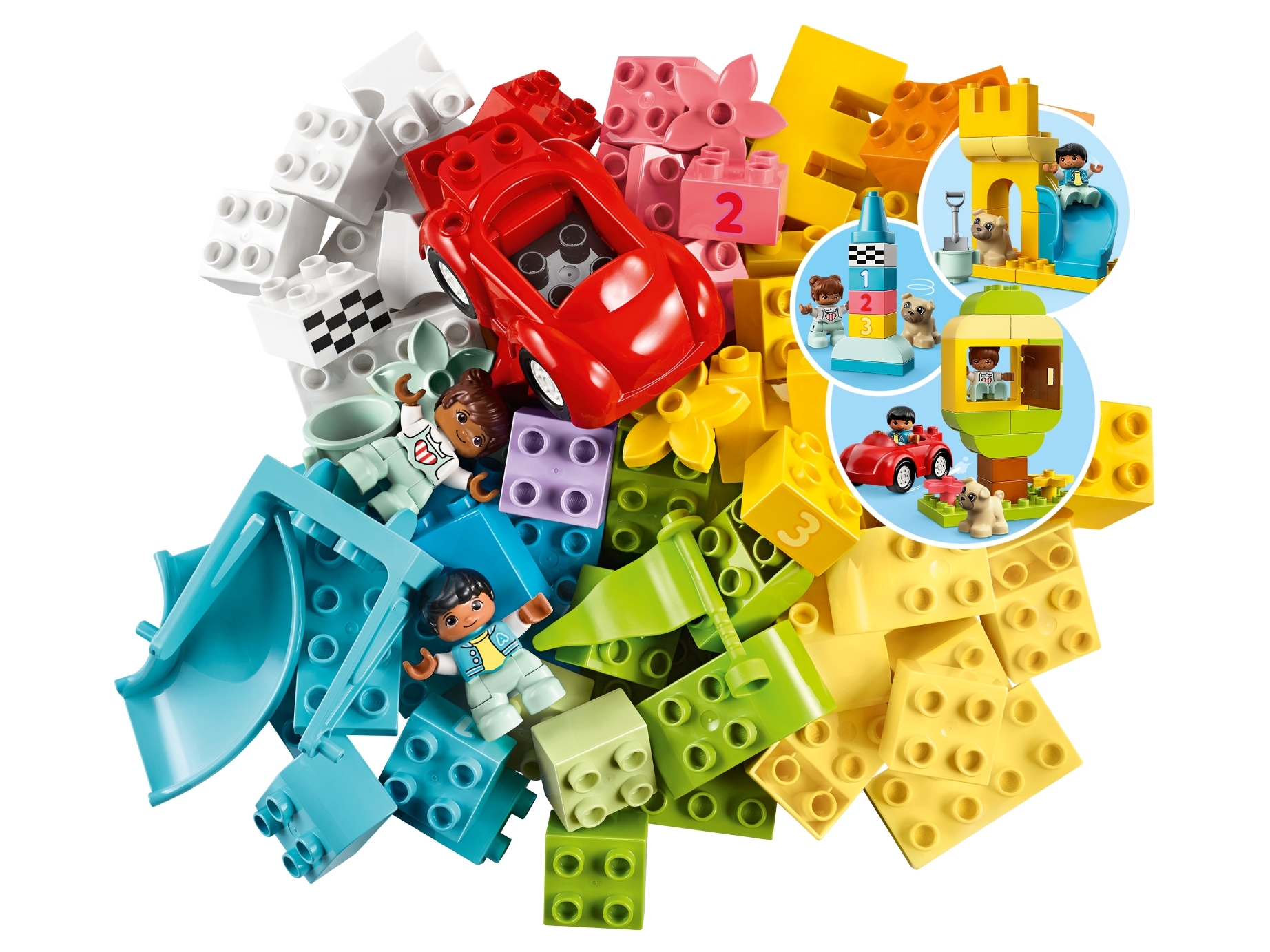 RUTSCHE  TÜRKIS 10913 10914 NEU LEGO DUPLO FAMILIENHAUS FIGUR JUNGE LOCKEN 