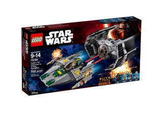 Vader's TIE Advanced contra  A-Wing Starfighter