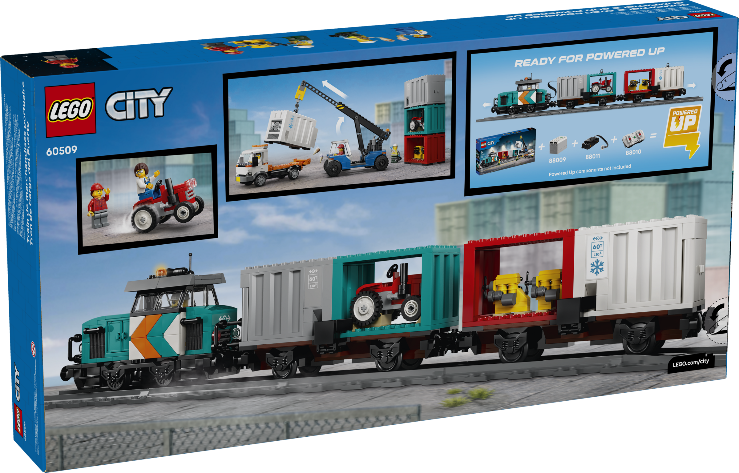 TRANSITシリーズ 53-57号 セット Harbor Freight Train with Crane & Truck 60509 | City | Buy online