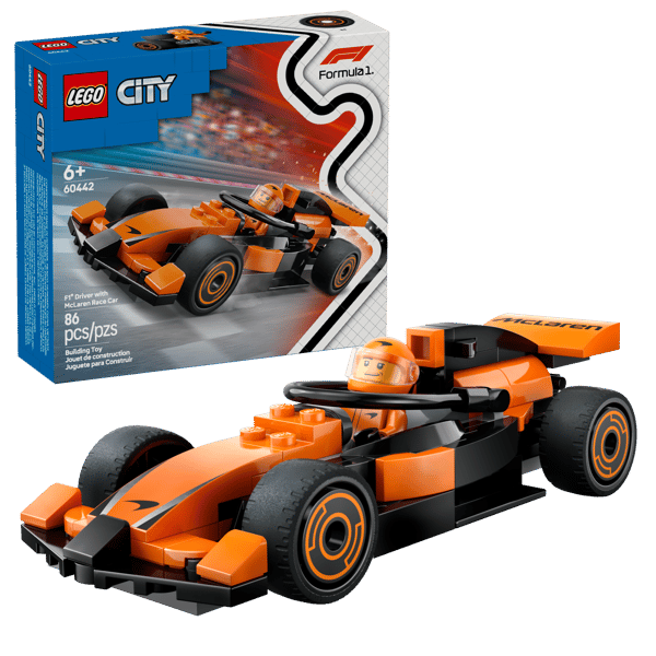 LEGO 60442 Voiture de course McLaren avec pilote de F1® — visuel 2 sur 8
