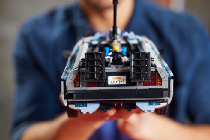 Macchina del tempo ritorno al futuro: Lego creator expert
