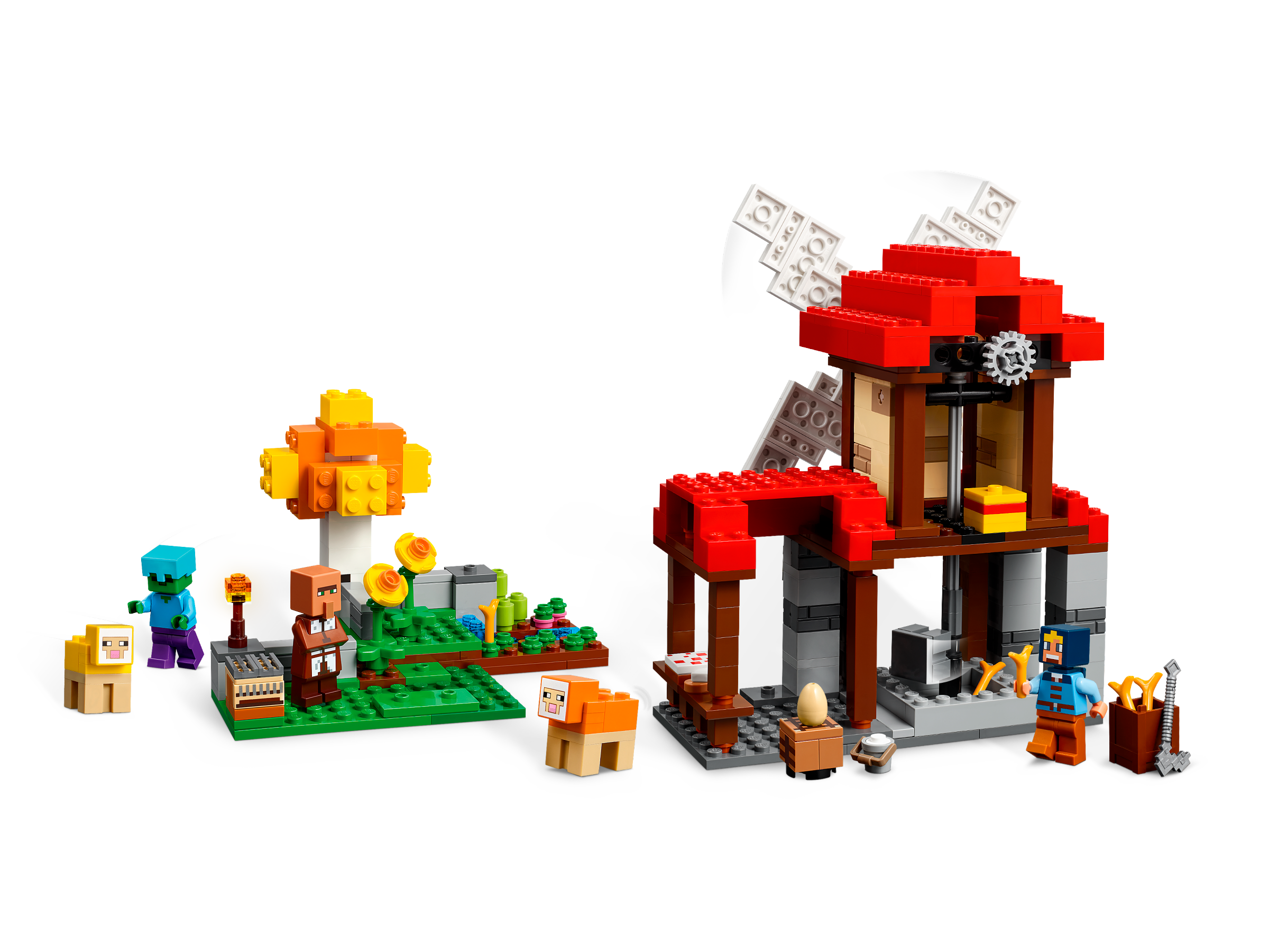 風車のある農場 21262 | マインクラフト® |レゴ®ストア公式オンライン