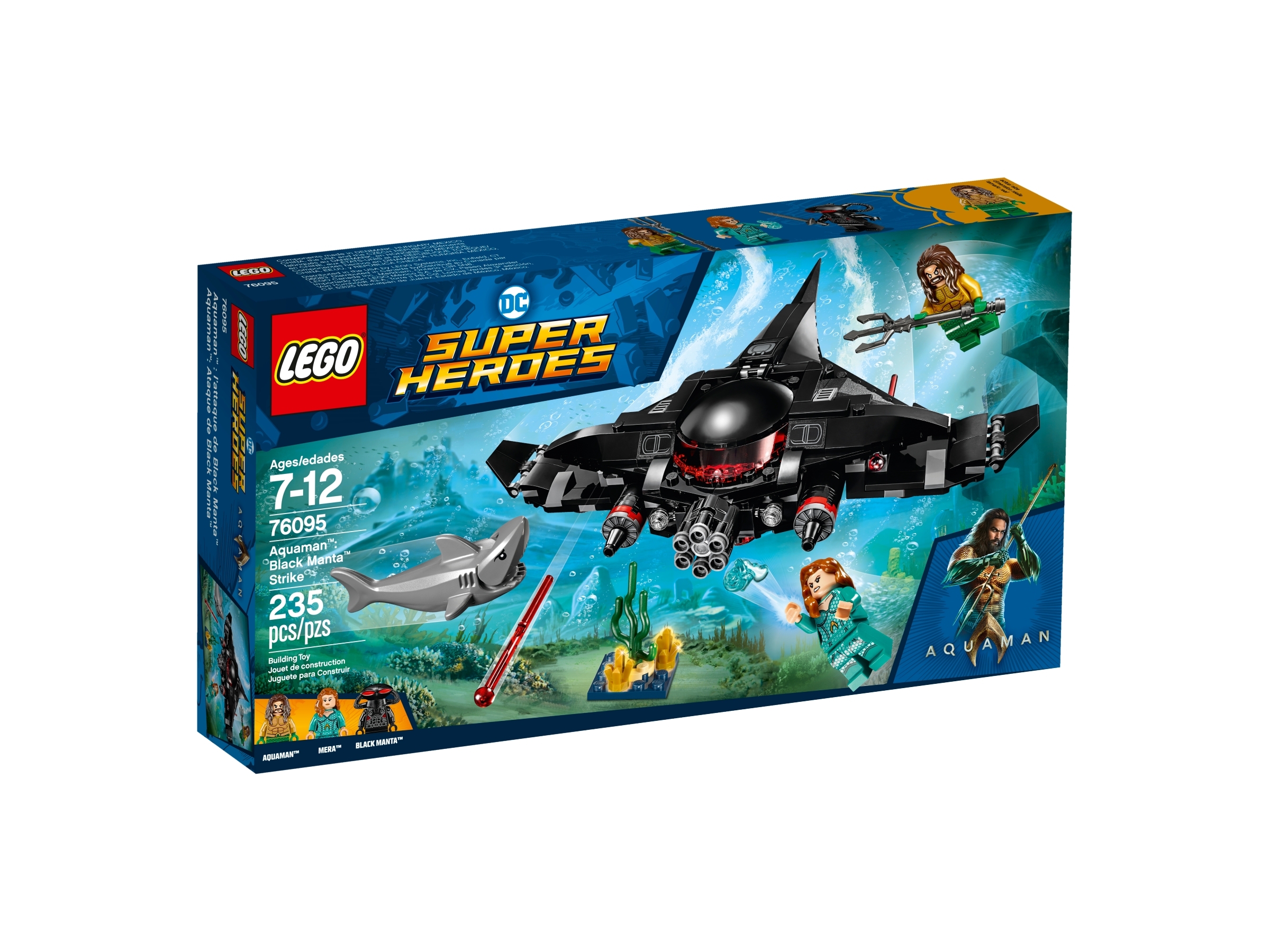 Aquaman™ LEGO DC Super Heroes 76095 L'attacco Di Black Manta™ NUOVO 