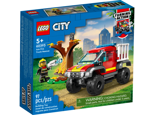 LEGO 60393 - Firhjulstrukket redningsvogn