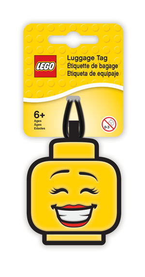 Étiquette de bagage pour fille LEGO®