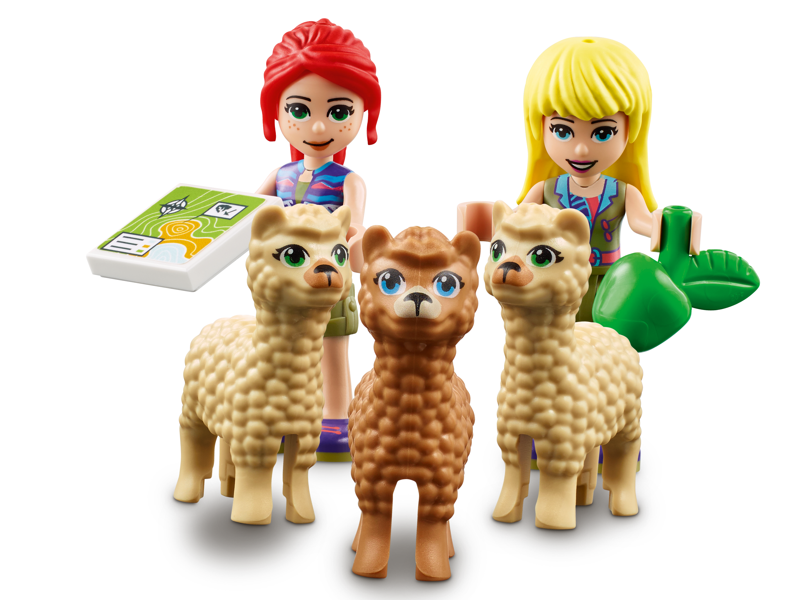 Tan & Nougat Lego 2x Cute Friends Alpaca Llama Farm Animal 