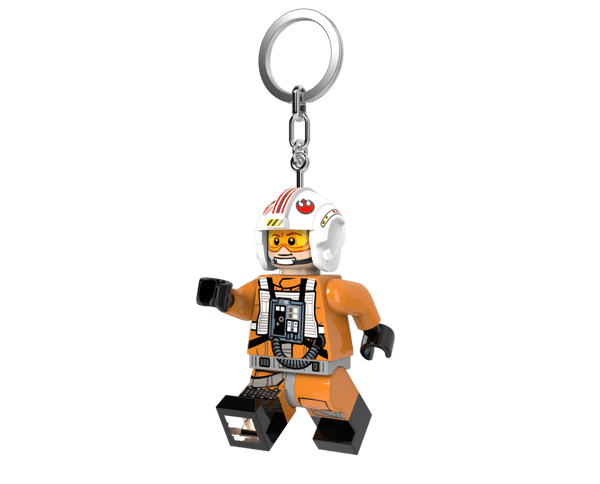LEGO 5009893 Porte-clés lumineux Luke Skywalker™ en tenue de pilote — visuel 2 sur 5