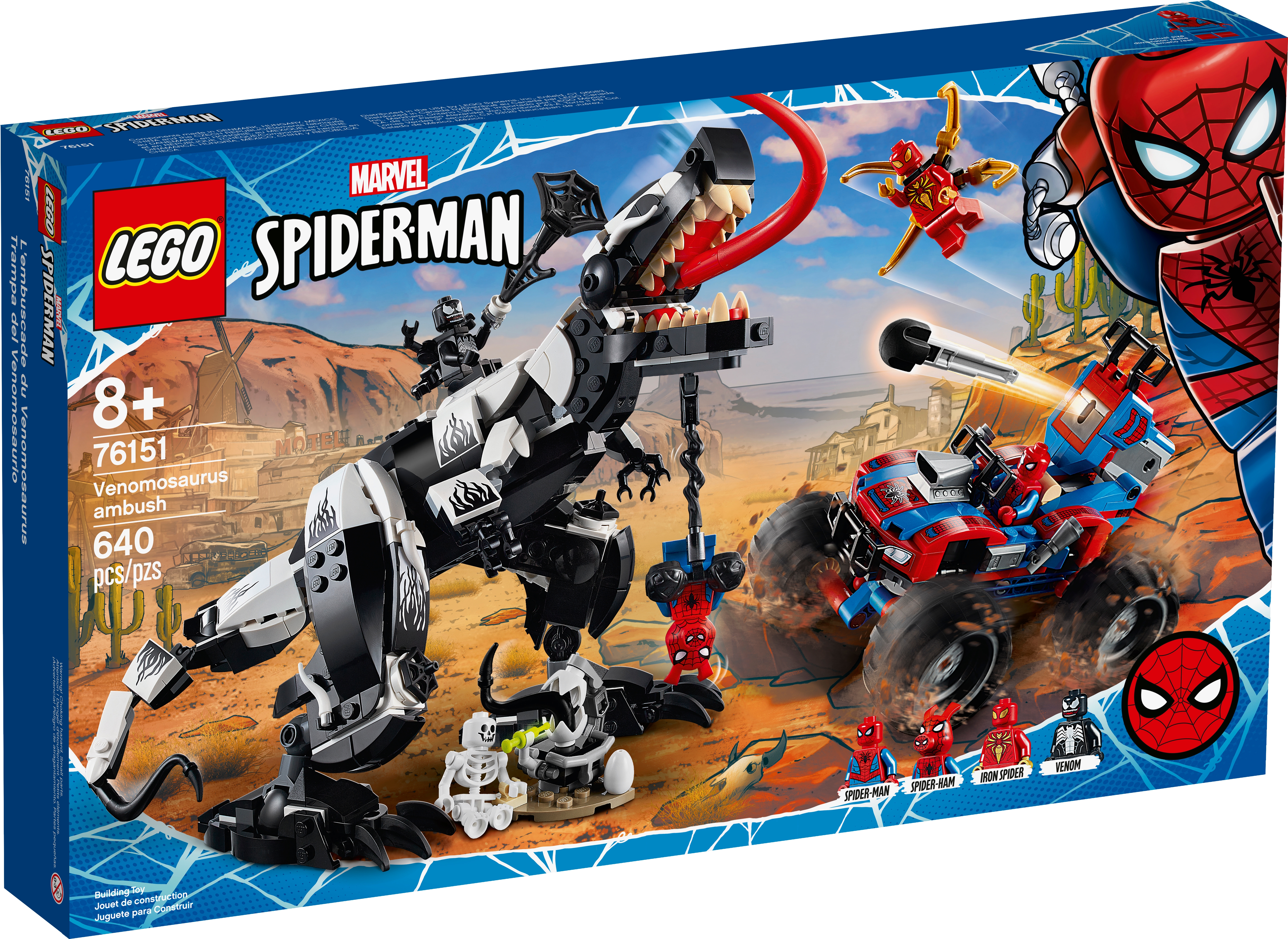 LEGO 76151 MARVEL SUPER HEROES SPIDER-MAN L'agguato del venomsauro 