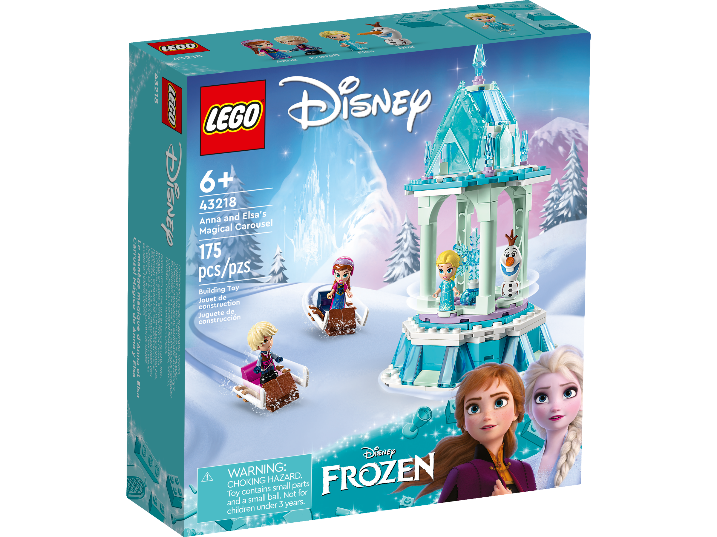 LEGO Disney Princess 43218 - Le Manège Magique d'Anna et Elsa