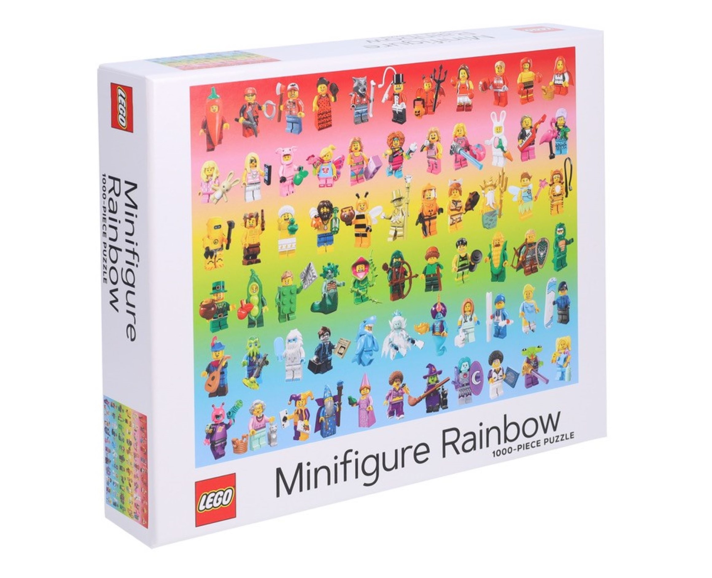 Minifigure Rainbow 1,000-Piece Puzzle 5007643, Minifiguren
