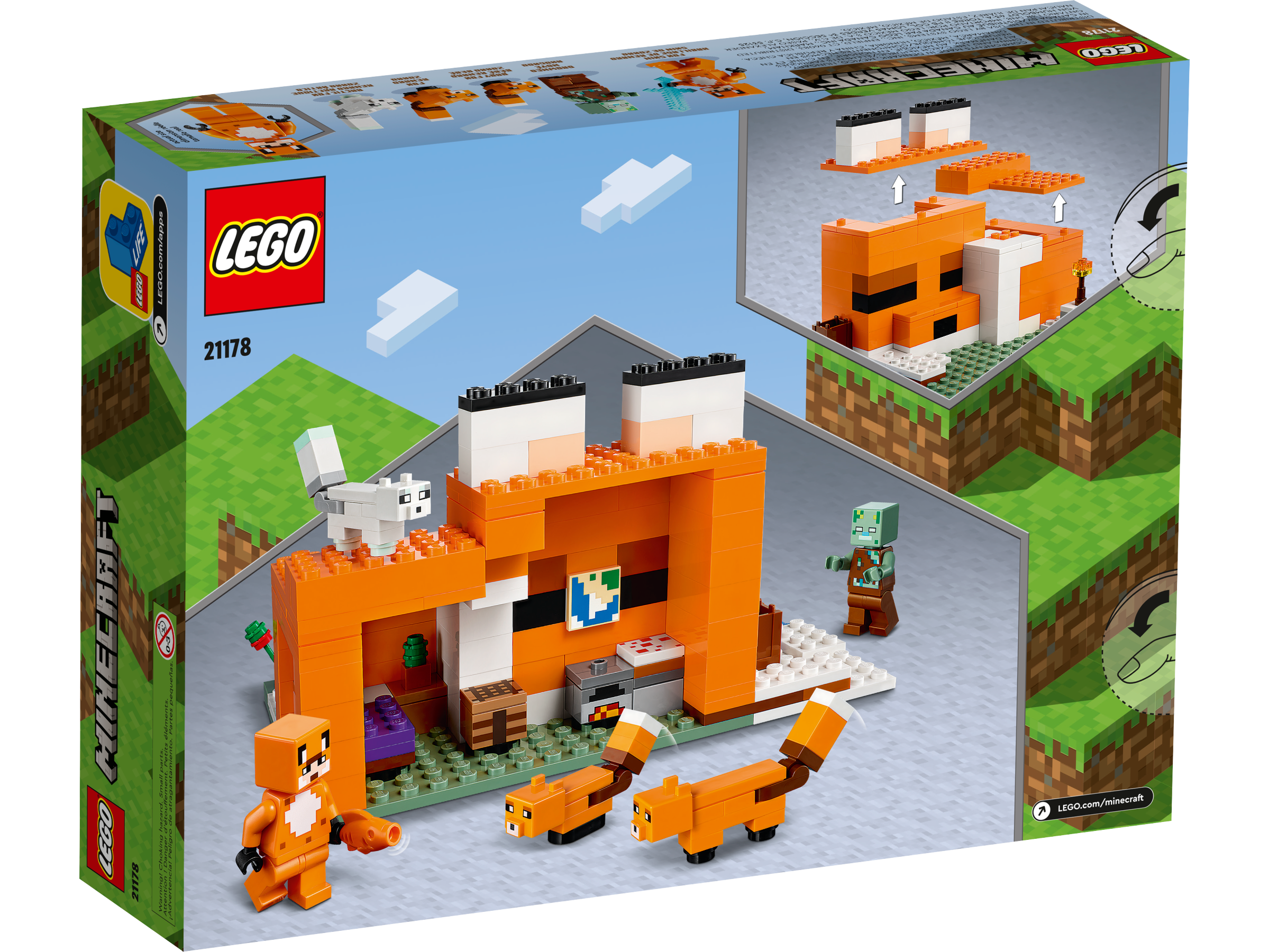 The Fox Lodge 21178 | Minecraft® | Buy online at the Official LEGO