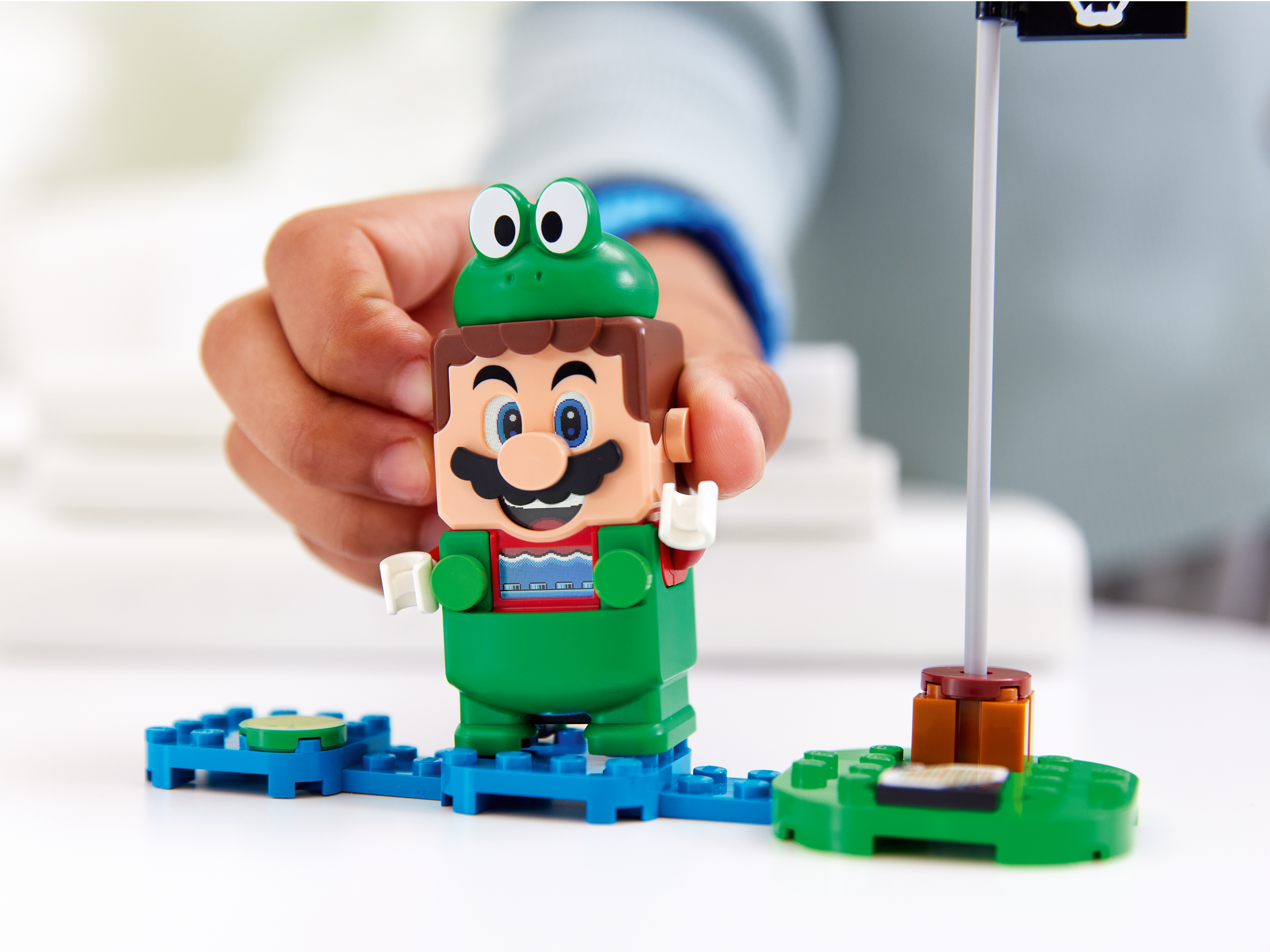 LEGO Super Mario Frog Mario Power-Up Pack 71392 6332728 - Best Buy